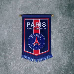 Aksesoris Pennant Segilima Mini Club Sepakbola PSG Cocok Untuk Hiasan Kamar