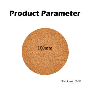 Durable Anti-slip Round Cork Coaster /Drink Coffee Tea Insulated Cup Pad/Kitchen Accessories