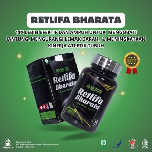 Retlifa Bharata Obat Herbal Premium Khusus Penyakit Komplikasi Jantung Ampuh 100% Original BPOm