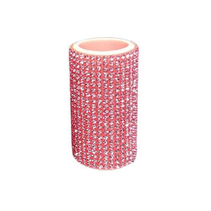 Rhinestone Car Chapstick Holder Upright Car Lipstick Holder Silicone Sparkling Lip Balm Holder