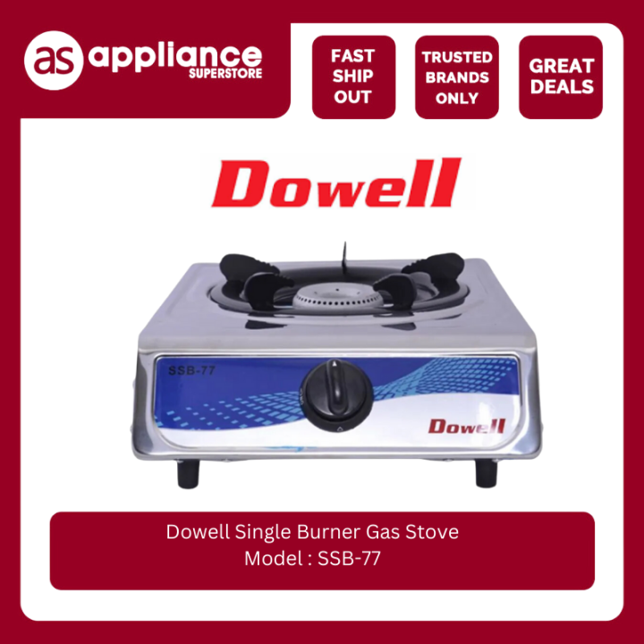 Dowell Single Burner Gas Stove SSB77 Lazada PH