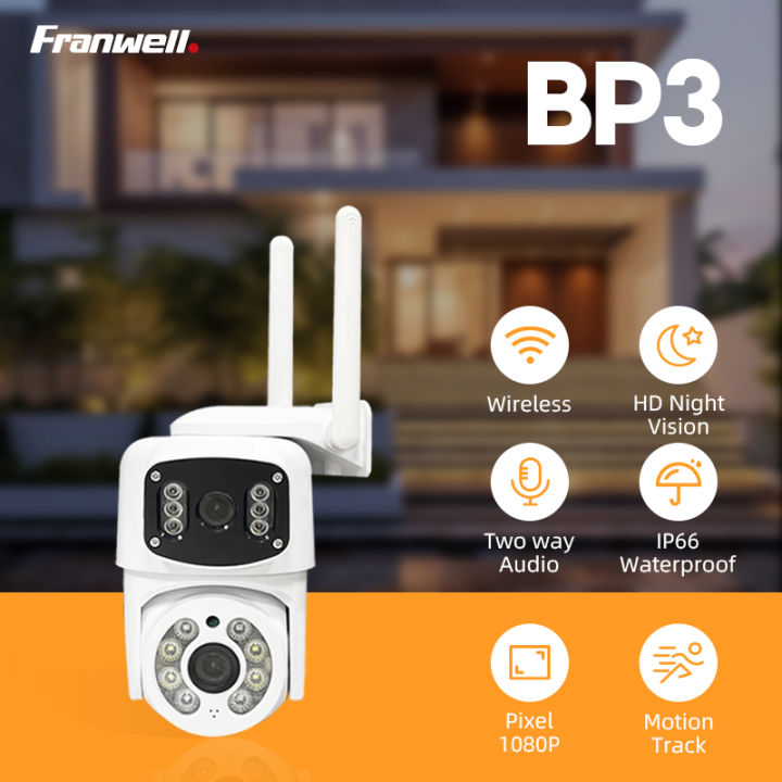 V380 BP3 1080P Dual Lens Security IP CCTV Camera Wireless Outdoor ...