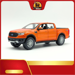 Mô hình xe Ford Ranger 2019 tỉ lệ 1/24 chất liệu kim loại sơn tĩnh điện chi tiết bền đẹp nhiều chức năng.