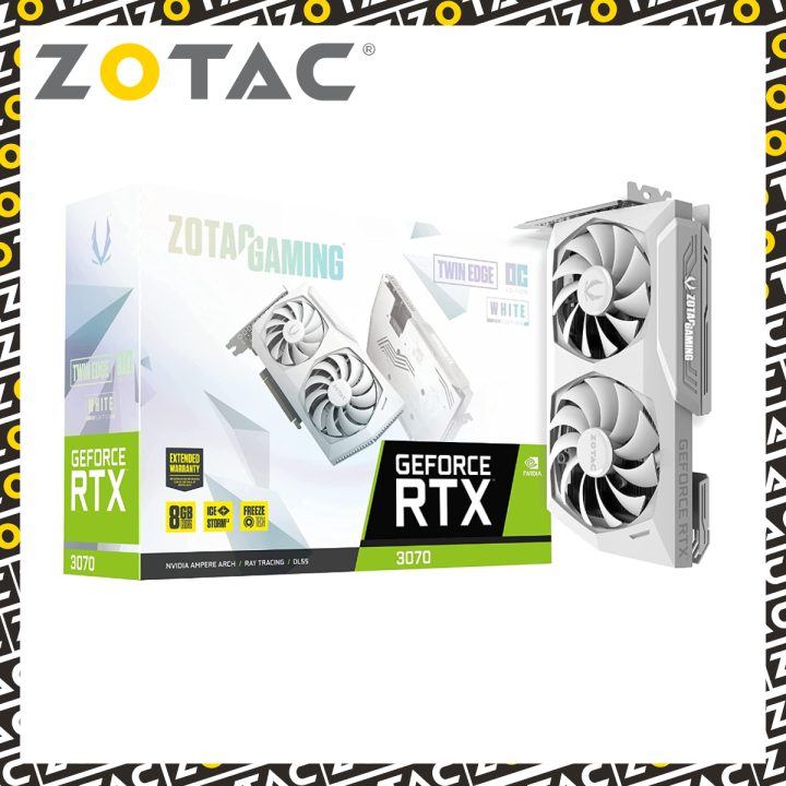 Zotac Gaming GeForce RTX 3070 Twin Edge OC White Edition  LHR(ZT-A30700J-10PLHR)