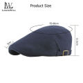 LouisWill lelaki style Cotton Knitted Autumn and Winter Outdoor Sunscreen Peaked Fashion Retro British Style Golf Flat Caps Casual Hats Berets Men beret hat for men topi golf. 