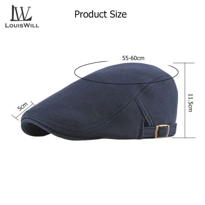 LouisWill%20lelaki%20style%20Cotton%20Knitted%20Autumn%20and%20Winter%20Outdoor%20Sunscreen%20Peaked%20Fashion%20Retro%20British%20Style%20Golf%20Flat%20Caps%20Casual%20Hats%20Berets%20Men%20beret%20hat%20for%20men%20topi%20golf%20-%20Image%206