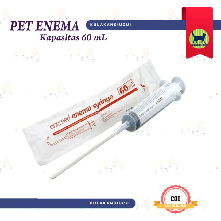 Pet Enema Syring Spuit Sembelit Alat Bantu Makan Hewan Besar Kapasitas