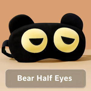 Vixplorn Cartoon Sleep Eye Mask Cute Funny Anime Eye Cover Sleeping Mask Kids Eye Shade Travel Rest Eyepatch