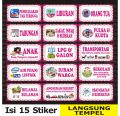 (PINK) ISI-15 STIKER BUDGETING/STIKER DOMPET DISIPLIN/STIKER DOMPET PINTAR/STIKER KEUANGAN/STIKER DOMPET KEUANGAN/STIKER PENGATUR KEUANGAN DOMPET DISIPLIN. 