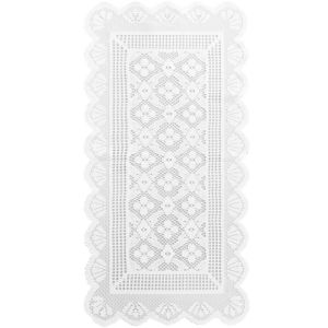 SIGNET White Lace Table Runner French Flower Lace Decorative Tablecloth Modern Table Decoration Kitchen