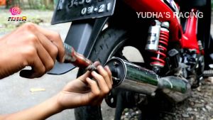 Saringan Sarangan Knalpot Standar Bobok FIZR Force1 FIZ R dan Perpak Packing Suara Garing Seperti AHM