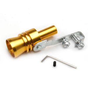 Exhaust Suitable for Any Car Model Whistle Accessories Easy Installation Turbine Whistle Silver