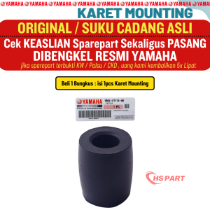 Karet Sasis Bosh Mounting Mio Lama Sporty Smile Soul Fino Karbu Nouvo Original Yamaha 100%