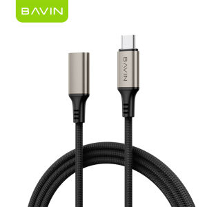 BAVIN CB408 USB 3.2 Type-C Male to Female PD 240W Fast Charging 2m Extension Cable 20Gbps Speed Data For Type-C Devices