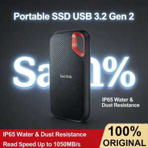 SanDisk E61 Portable External Solid State Drive 1050MBs SSD IP65 Rugged 1TB 2TB 4TB High Speed Storage for Windows PC Laptop