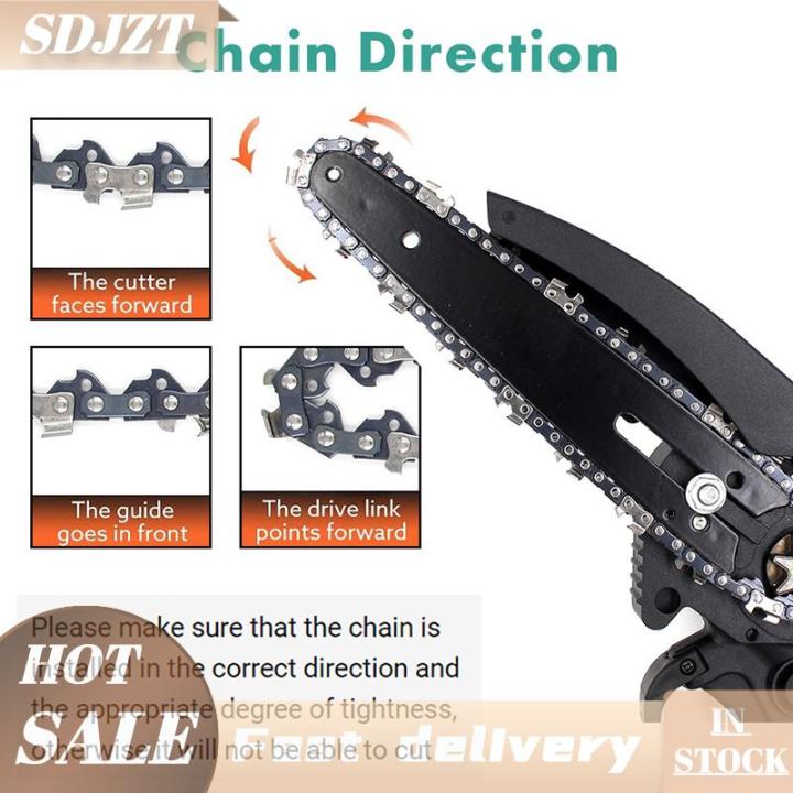 BJ🔧🔩🔗 Chainsaw Chains 6 Inch Replacement Guide 37 Drive Saw Chain For ...