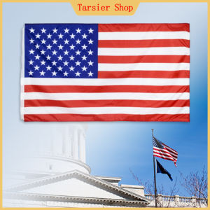 90*150cm American Flag Polyester USA Flag Courtyard Decoration American Flag 5*3 FT