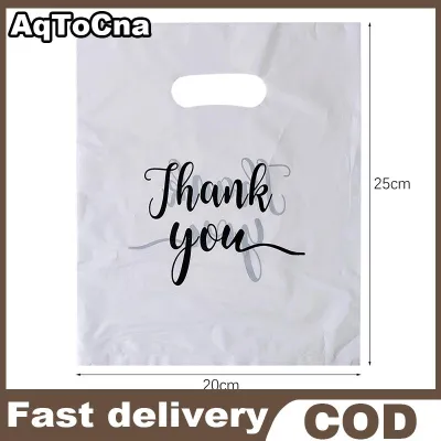 AqToCna ถุงของขวัญขอบคุณ100ชิ้นถุงพลาสติกสำหรับงานแต่งงานงานเลี้ยงวันเกิดกระเป๋าใส่ของหวานบรรจุภัณฑ์คุกกี้ลูกกวาดสำหรับธุรกิจขนาดเล็ก
