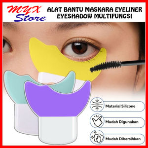 MYX Store 3in1 Applicator Mascara Alat Bantu Aplikator 3 in 1 Eyeliner Eyeshadow Maskara Pelindung Busur Pola Kelopak Mata Makeup Riasan Bulu Gagang Pendek