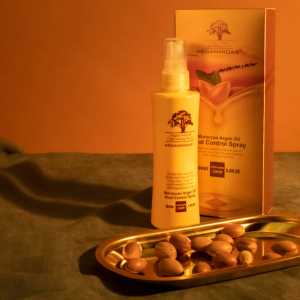 Arganmidas Moroccan Argan Oil Real Control Spray 100ml Smooth Sleek Defy-Frizz Lightweight Versatile Weather-Resistant