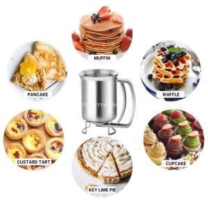 ZZSA Stainless Steel Batter Dispenser Cake Pancake Funnel Separator Octopus Meatball Funnel 5Y6Z3