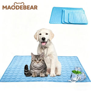 MAODEBEAR Pet Cooling Ice Mat Dog Summer Sleeping Bed Sofa Ice Silk Carpet Tilam Kucing