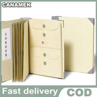 CANAMEK In Case I Go Missing Binder Manila Pocket File Organ Storage Folder