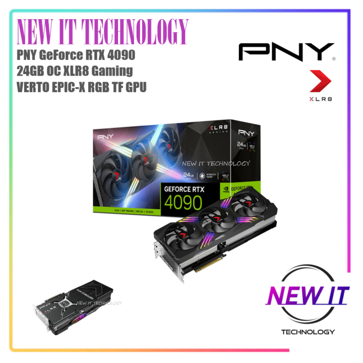 PNY GeForce RTX 4090 24GB OC XLR8 Gaming VERTO EPIC-X RGB TF GPU ...
