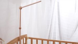 Bunny Baby and Mother Blue Mother Love Theme Crib MobileSoft Cotton Crib Mobile for GirlsNursery Animal DecorateBoys Sleep Soothing Mobile for Crib Hanging in Crib