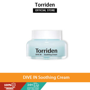 Torriden DIVE IN Low Molecular Hyaluronic Acid Facial Soothing Cream for Cooling & Hydrating 100ml | Facial Moisturizing Cream