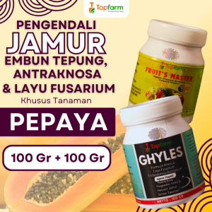Fungisida Topfarm / Obat Jamur Pepaya / Obat Jamur Pohon Pepaya / Obat Hama Untuk Tanaman Pepaya / Obat Daun Pare Pepaya / Obat Jamur Akar Pepaya / Obat Buah Pepaya Terbaik / Obat Jamur Pada Tanaman Pepaya