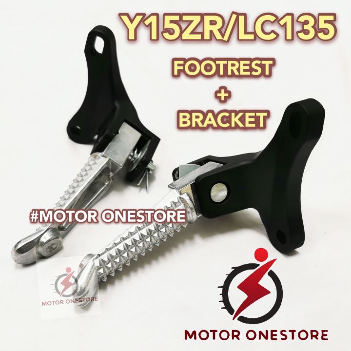 Stand Rear Y15 Y15ZR LC135 Y15 PNP FOOTREST BRACKET SET & STEP SET Y15/Y16 Rear Foot ...