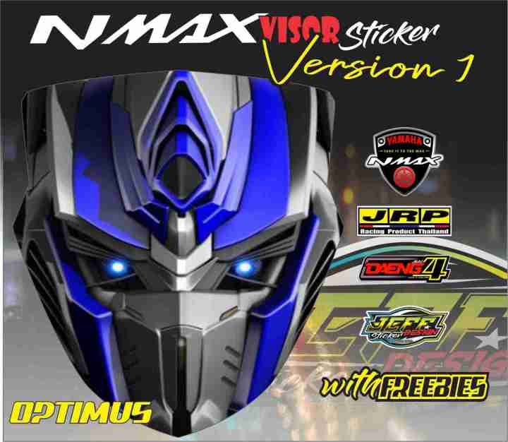 NMAX VISOR STICKER V1