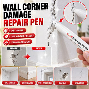 Wall Corner Repair Pen Crack Filler White Paint Marker Wall Damage Touch Up Tool Scratch Hole Repair Pen Home Maintenance Supplies