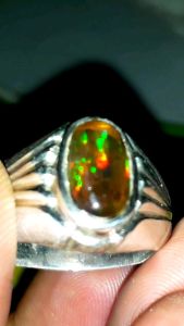 kalimaya banten asli/cincin kalimaya banten/batu kalimaya teh banten Cincin Kalimaya Banten Asli Batu Kalimaya Semi-Precious - Lazada