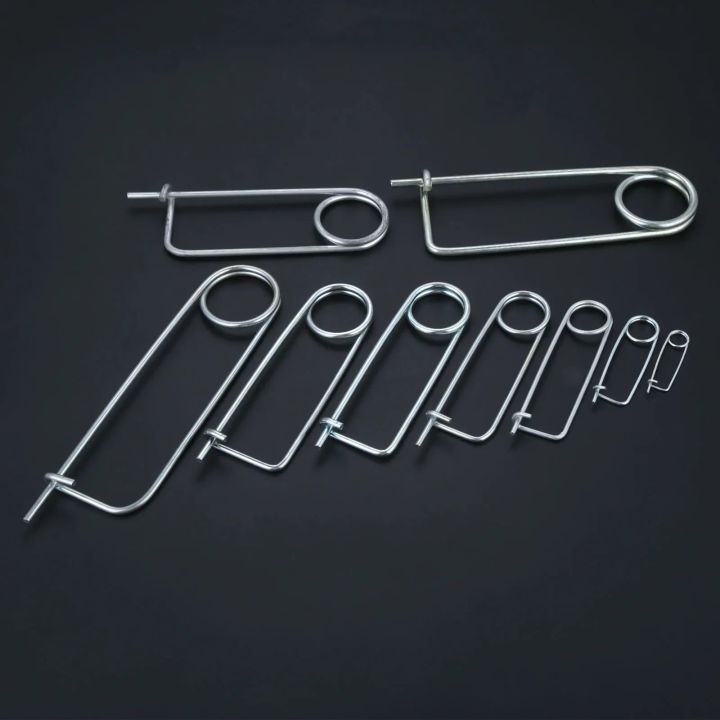 10/5/1Pcs Steel Brooch Shape Cotter Safety Pins Spring Pin Quick Lock ...