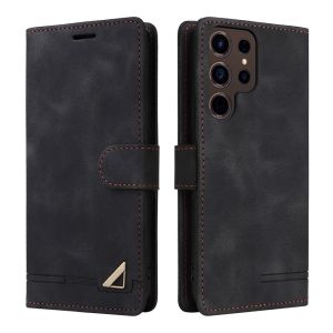 Anti-Fall Phone Case For Samsung Galaxy S25 S24 S23 S22 S21 Ultra / S25 S24 S23 S22 S21 Plus / S20 S21 S23 S24 FE Retro Magnetic Leather Wallet Card Slot Flip Case Casing