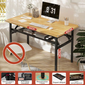 BMZAR Meja Belajar Lipat Meja Kantor Minimalis Meja Lipat Jualan Murah Meja Lipat Portable