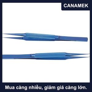 【CANAMEK】 Nhíp vân tay chính xác cạnh 0.15mm Dụng cụ sửa chữa nhíp hợp kim Titan