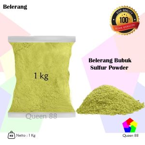 Belerang Bubuk Halus 1Kg / Sulfur Powder 1kg / Belerang Murni 1Kg / Belerang Sulfur 1Kg / Belerang Murah