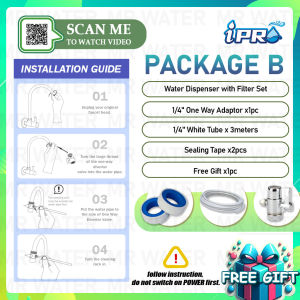 IPRO 2210 Hot & Warm & Cold Water Dispenser (Fan Cooling) With 4pcs Jakim Halal Filter (Halal Certified)