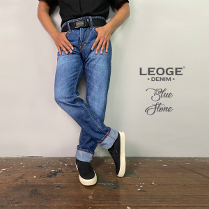 Leoge denim Celana Jeans Washing Pria Lois Dewasa Reguler Fit