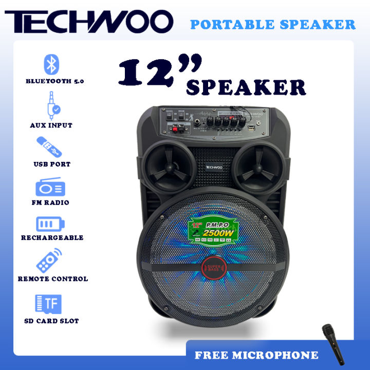 Wireless Speaker 12 Inch Trolley Speaker 12inch Wireless Bluetooth
