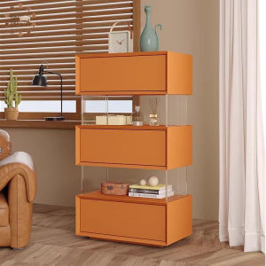 Suspended design storage cabinet living room drawer cabinet creative bedroom bedside cabinet