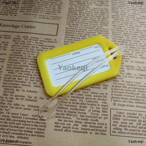 [COD] Yaokeqi 50pcs Travel Tags Plastic Bag Loops Transparent Luggage ID Label Strap Holder Lanyard Portable Travel Accessories