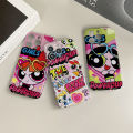 Hontinga All-inclusive Film Casing For infinix Hot 12 Play 11 10 Play Hot 9 Play Note 12 G96 Smart 6 Case Korean film Phone Case Cartoon Powerpuff Girls Back Casing lens Protector Design Hard Cases Shockproof Shell Full Cover Casing For Girls. 
