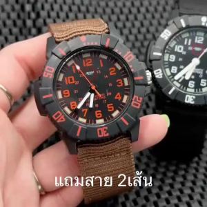 นาฬิกา AOPOL แบรนด์แท้แฟชั่น ดีไซน์สุดเท่สายยางขนาดหน้าปัด45มม. ระบบควอตส์ดูง่าย พร้อมส่ง ได้2สาย ได้ทั้งสายยางและสายผ้า