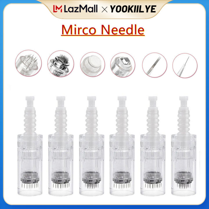 Electric Derma Pen Face Skin Repair Wrinkle Remove Microneedling Pen Tool  With 2pcs Replacement MicroNeedles Tips Lazada PH