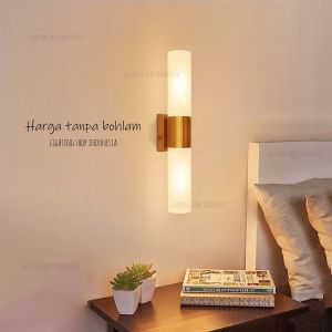 D-1212 Lampu dinding 2arah warna gold susu soft lampu wastafel minimalis