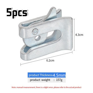 5pcs Automatic Pig Pens Door Lock Galvanized Thickened Pig Farrowing Pen Doorlock 4.5mm Thickness